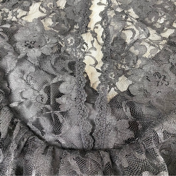 Vintage Frederick’s of Hollywood High Neck Lace Gothic Top EUC - Picture 8 of 13